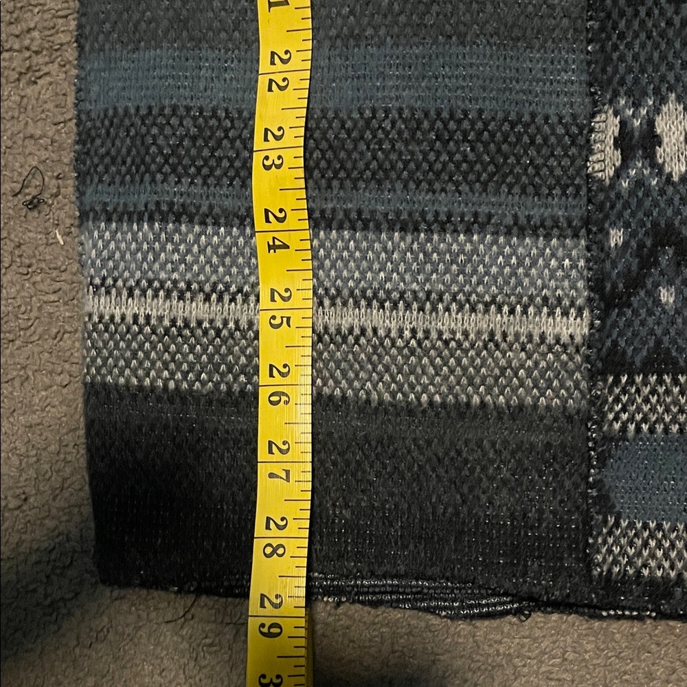 Energie Women’s Vintage Crewneck Sweater - Black Blue and Gray - Picture 4 of 4